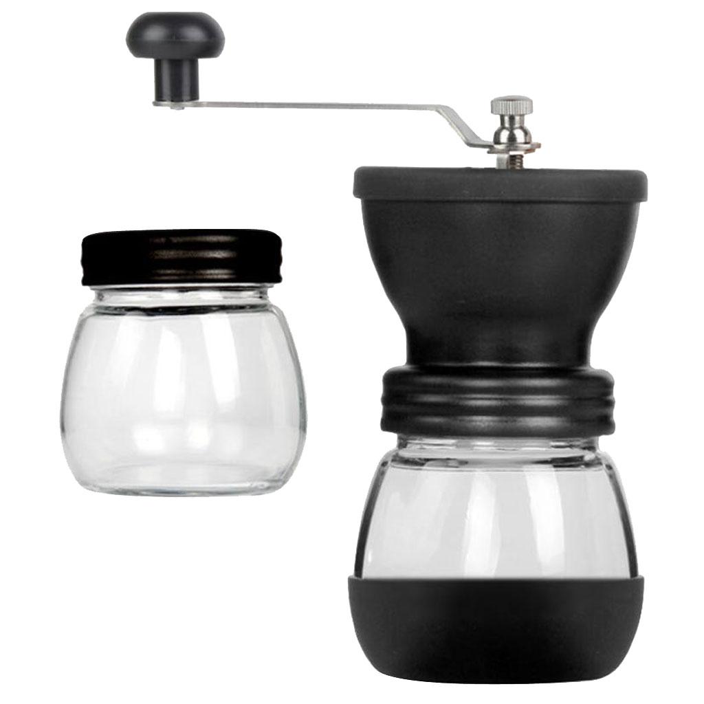Portable Manual Coffee Grinder with Ceramic Burr Bean Mill Tool Hand Grinder