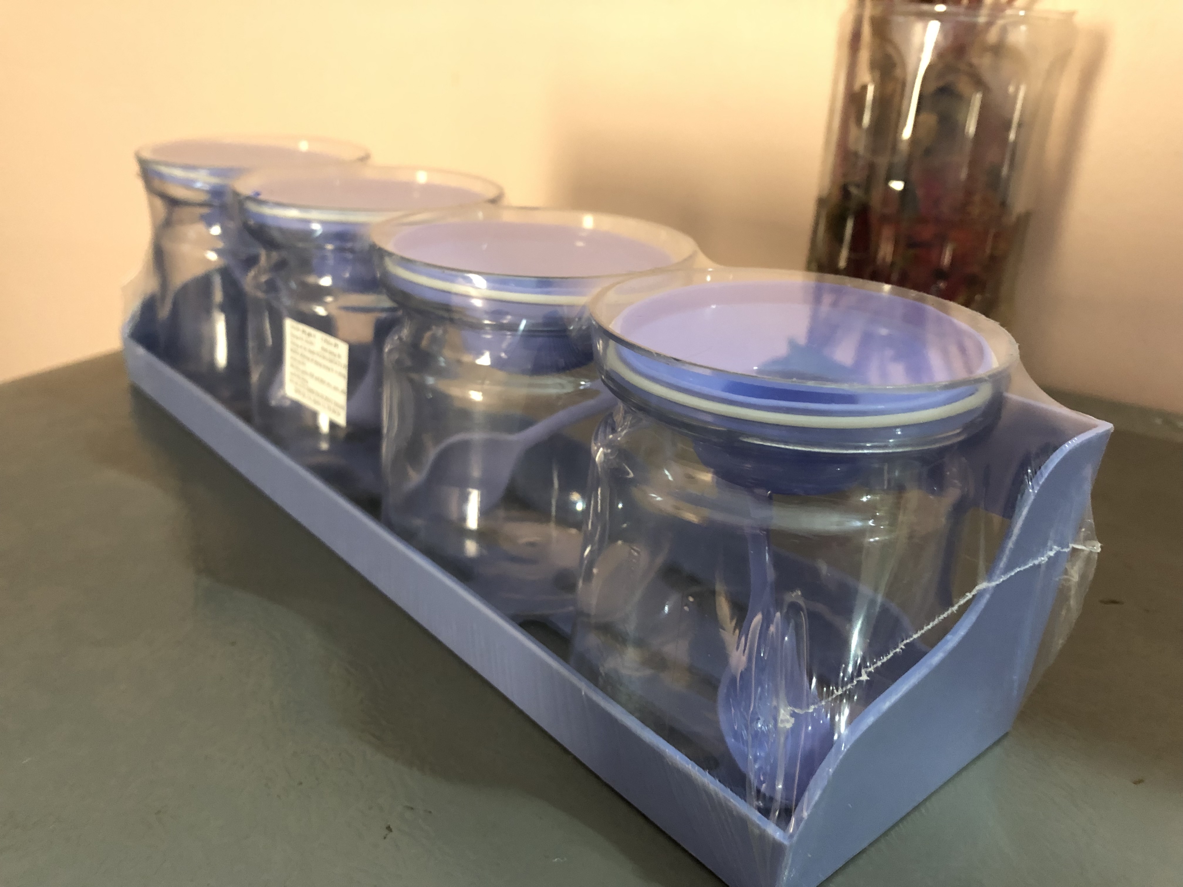 Set bộ 5 hũ đựng gia vị thủy tinh
