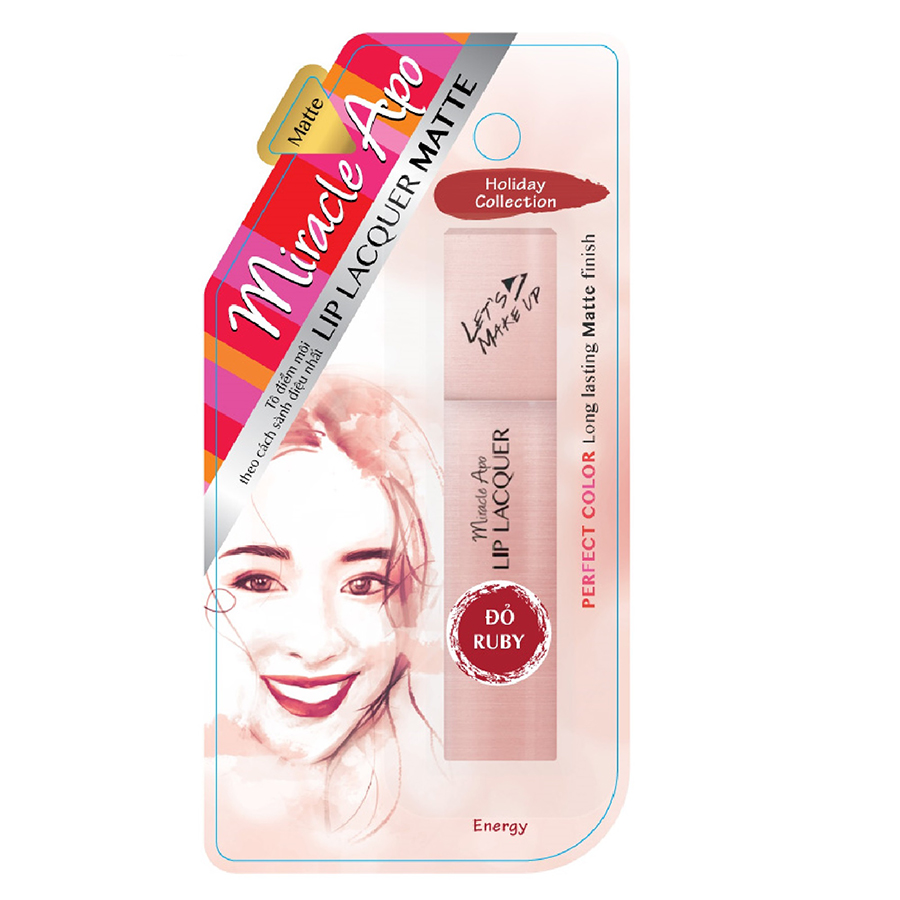 Son Kem Lì Miracle Apo Lip Lacquer Matte Holiday Collection
