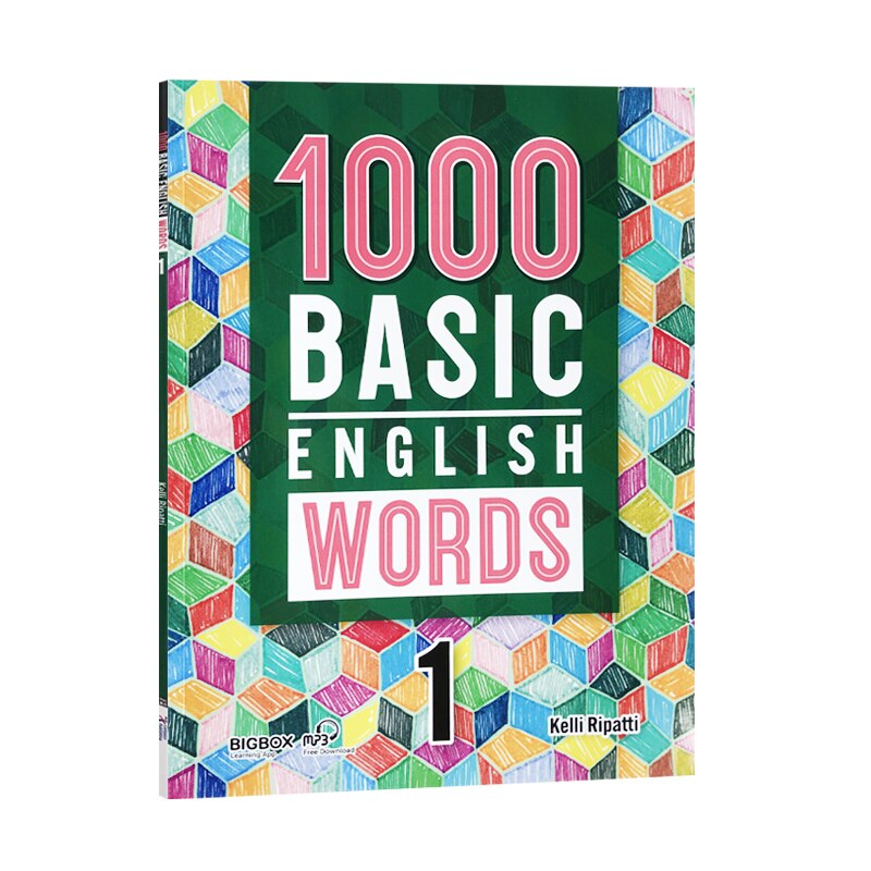 1000 Basic English Words 1 2 3 Student Book Beginner Pre A1 Free audio mp3 - Sách học tiếng Anh chuẩn nhập khẩu trực tiếp từ NXB Compass