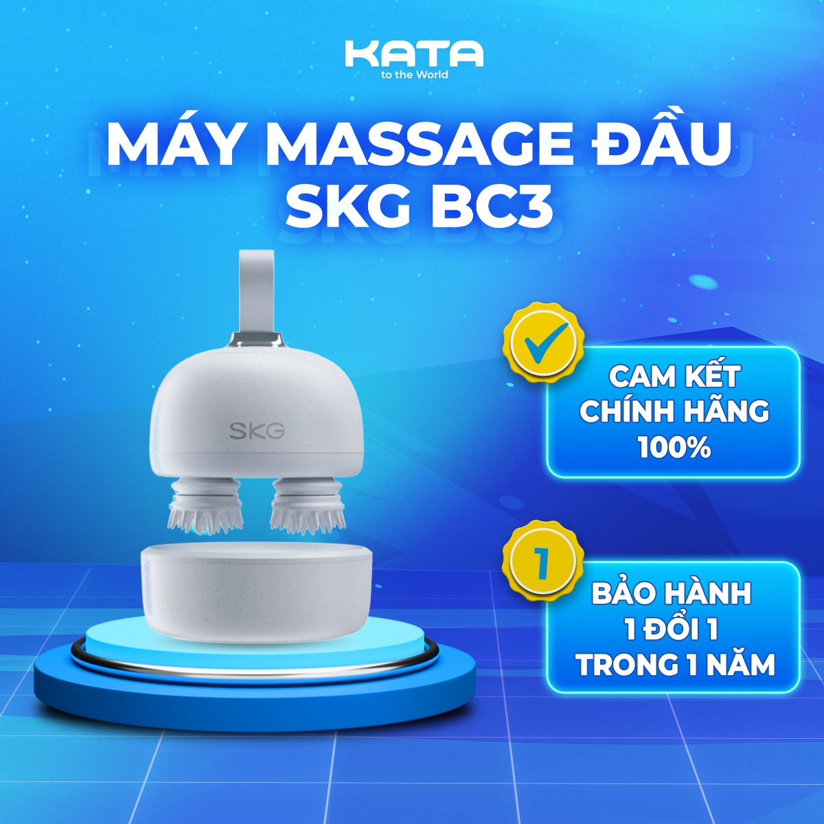 Máy massage đầu SKG BC3