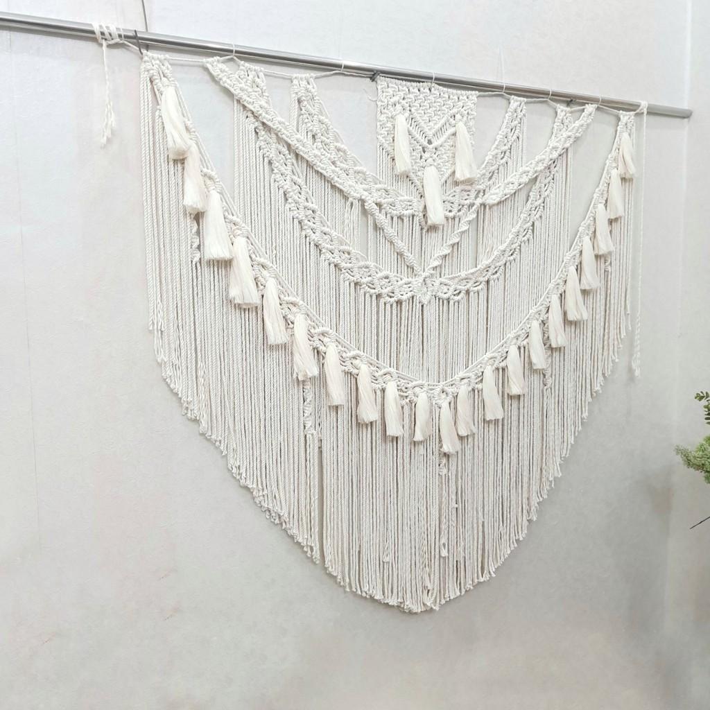 Rèm trang trí , rèm cửa, rèm vách ngăn macrame 145x100cm