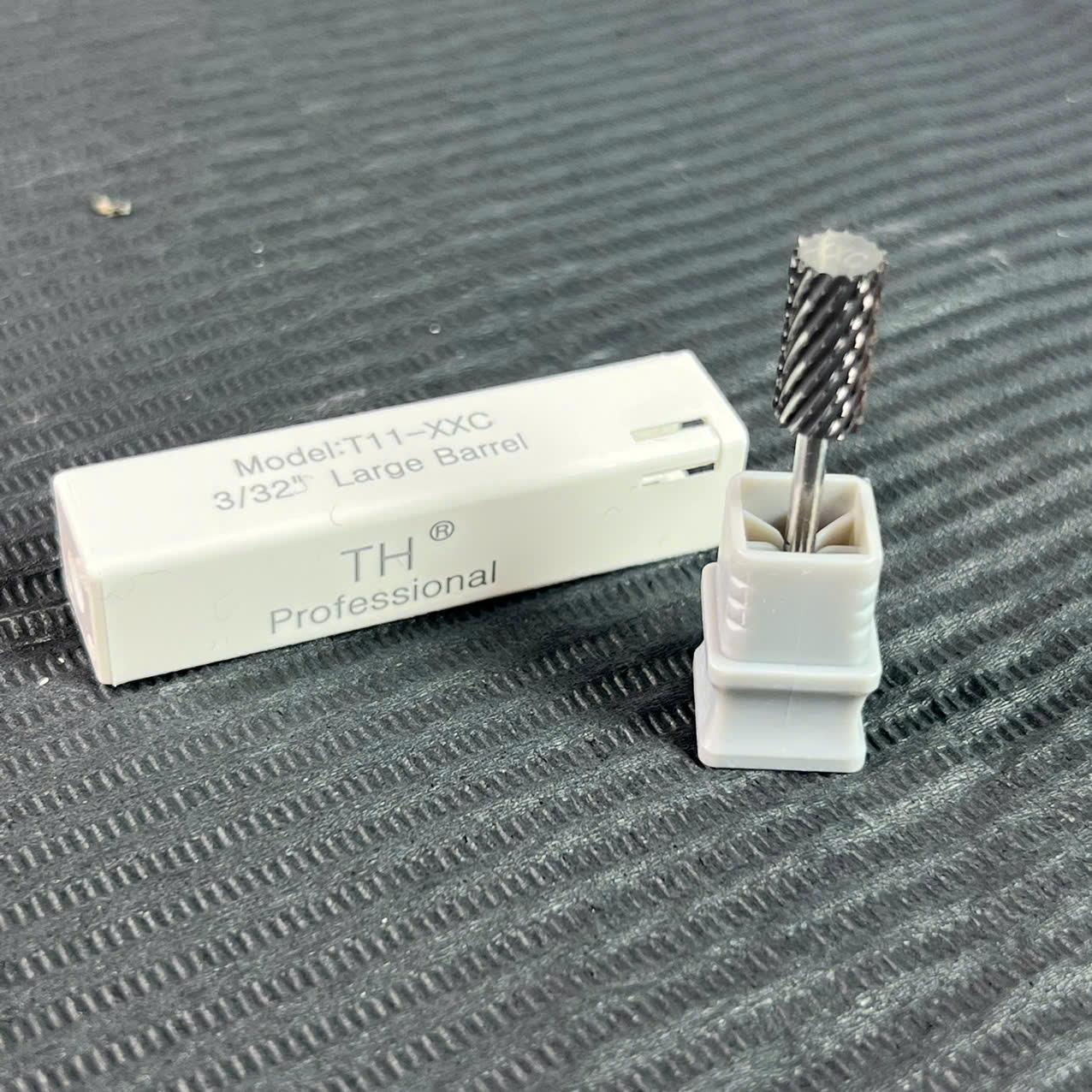 Đầu Mài Móng Titan Siêu Phá T11-XXC Cao Cấp Chuyên Dụng Phá Gel Phá Bột Làm Nail, Đầu Mài Hình Trụ 3/32&quot; Vonfram Siêu Bền Bén, Mài Êm 2 Chiều