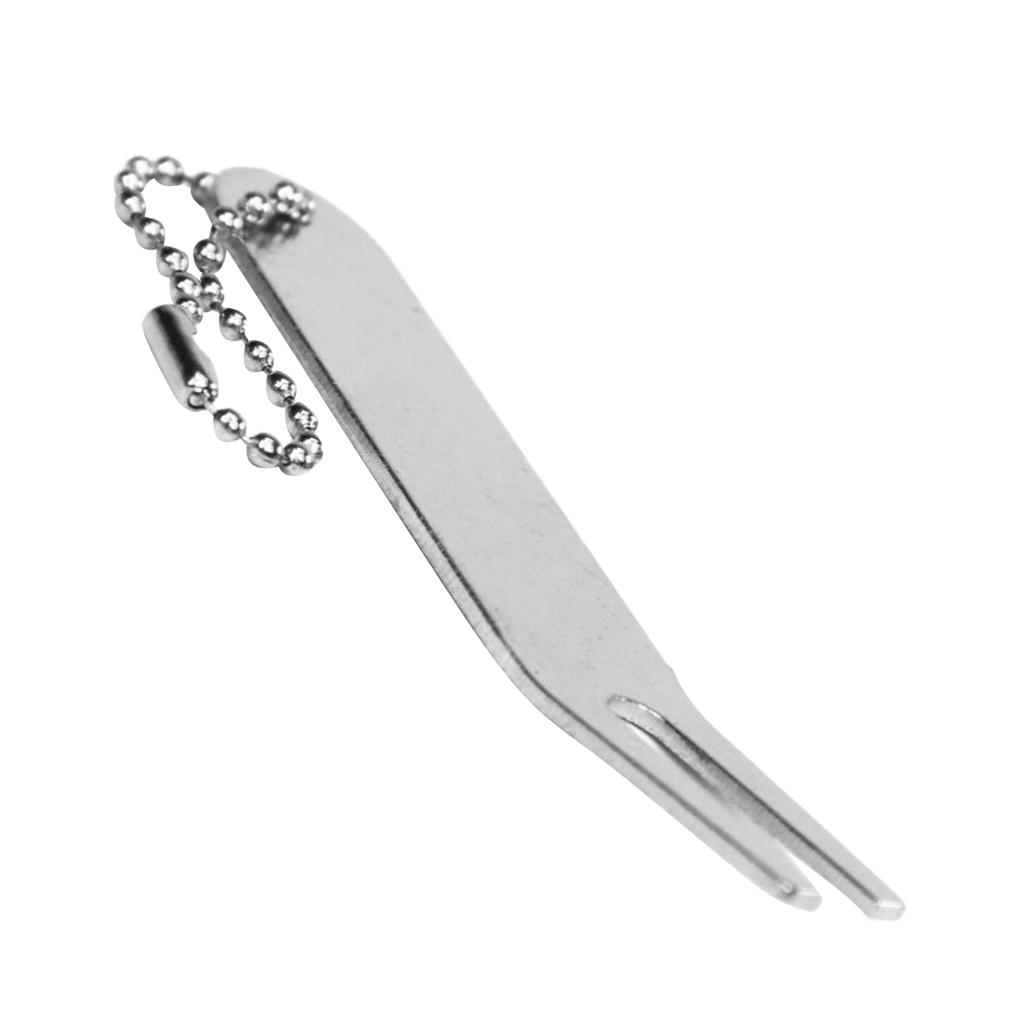 Zinc Alloy Golf Putting Green Divot Repair Tool Fork Gift for Golfer Club