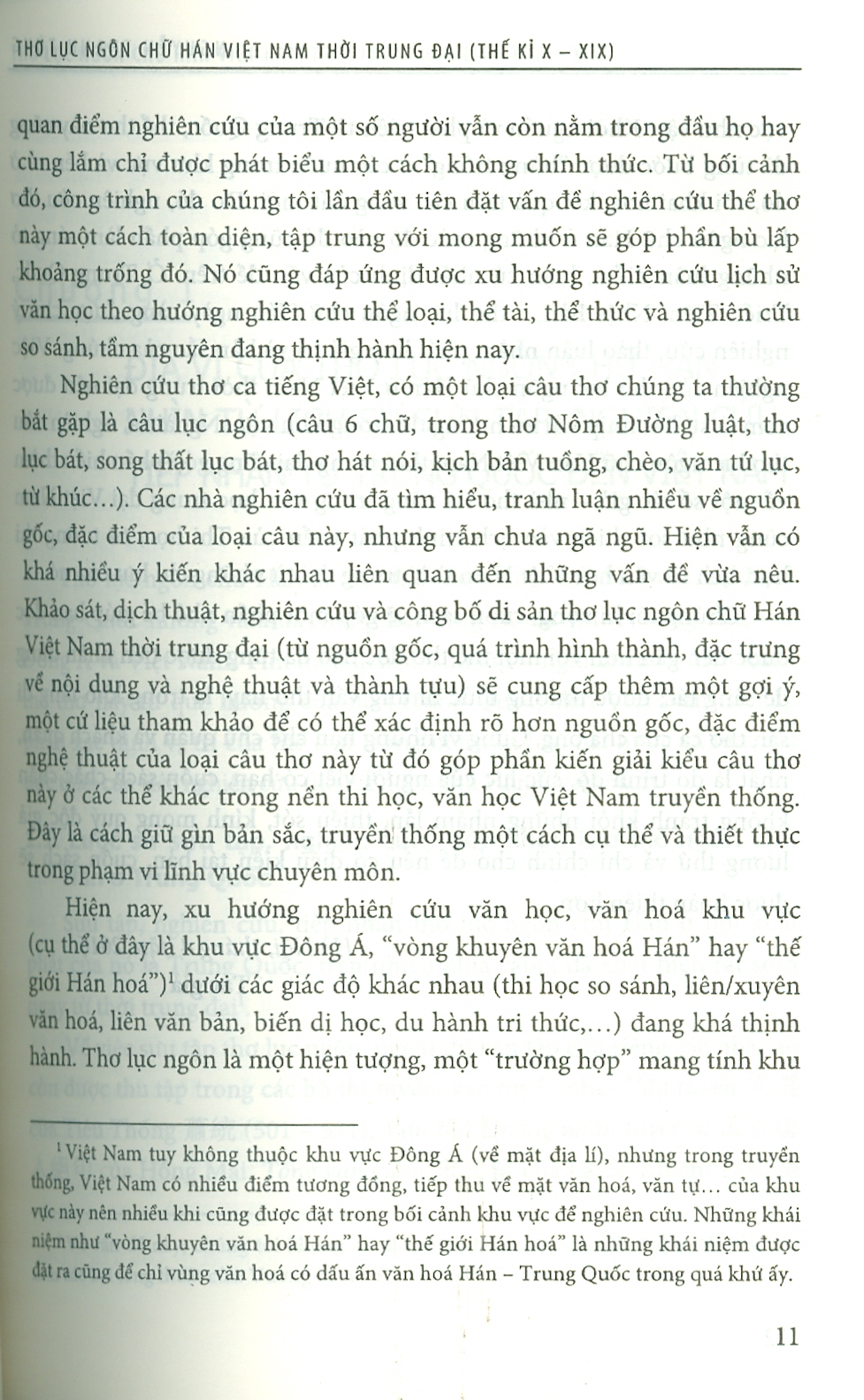 Thơ Lục Ngôn Chữ Hán Việt Nam Thời Trung Đại (Thế Kỉ X - XIX)  Six - Han - Character - Poetry In Medieval Vietnam: 越南古代漢字六言詩研究