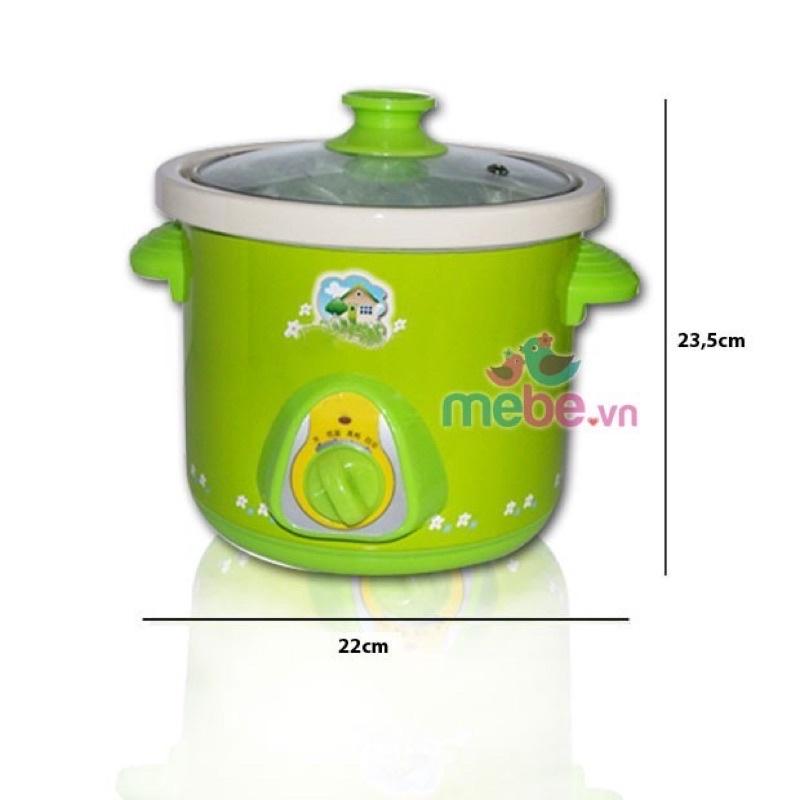 Nồi hầm cháo, kho cá lõi sứ 2,5 lít và 1,5 lít