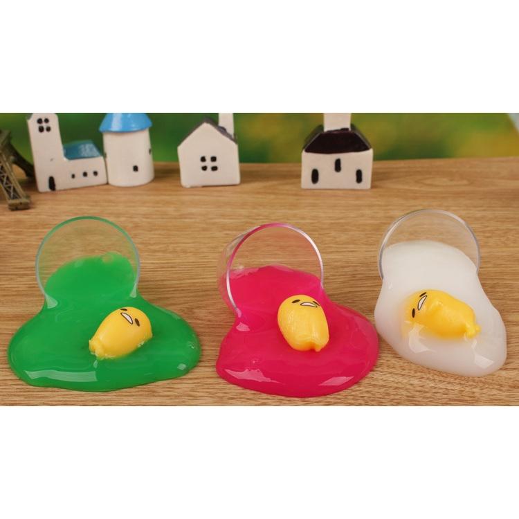 Gudetama Slime Trứng Ốp La Vỏ Cứng (bên trong trứng là slime slam và gudetama