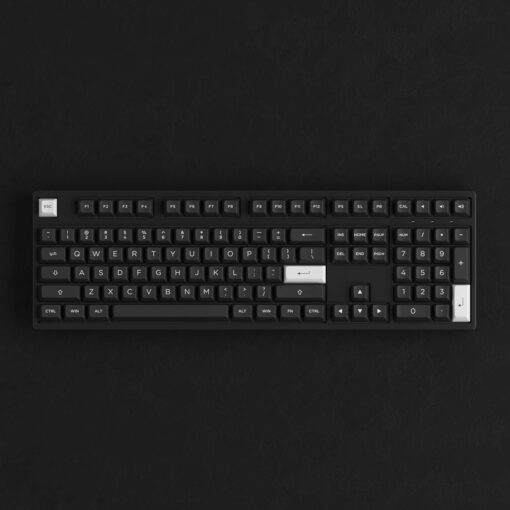 Bàn phím cơ AKKO 3108 RF White on Black - Hàng Chính Hãng