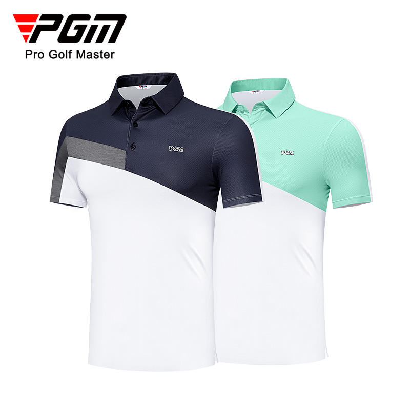 Áo Golf Nam Ngắn Tay - PGM Men Breathable Short Sleeve Golf Shirt - YF569