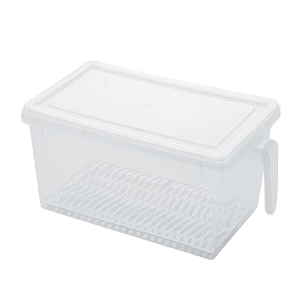 Food Storage Container Refrigerator Organizer Box with Handle