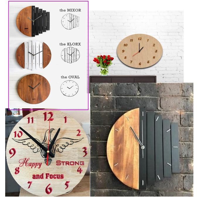 20 mẫu đồng hồ trang trí 3D