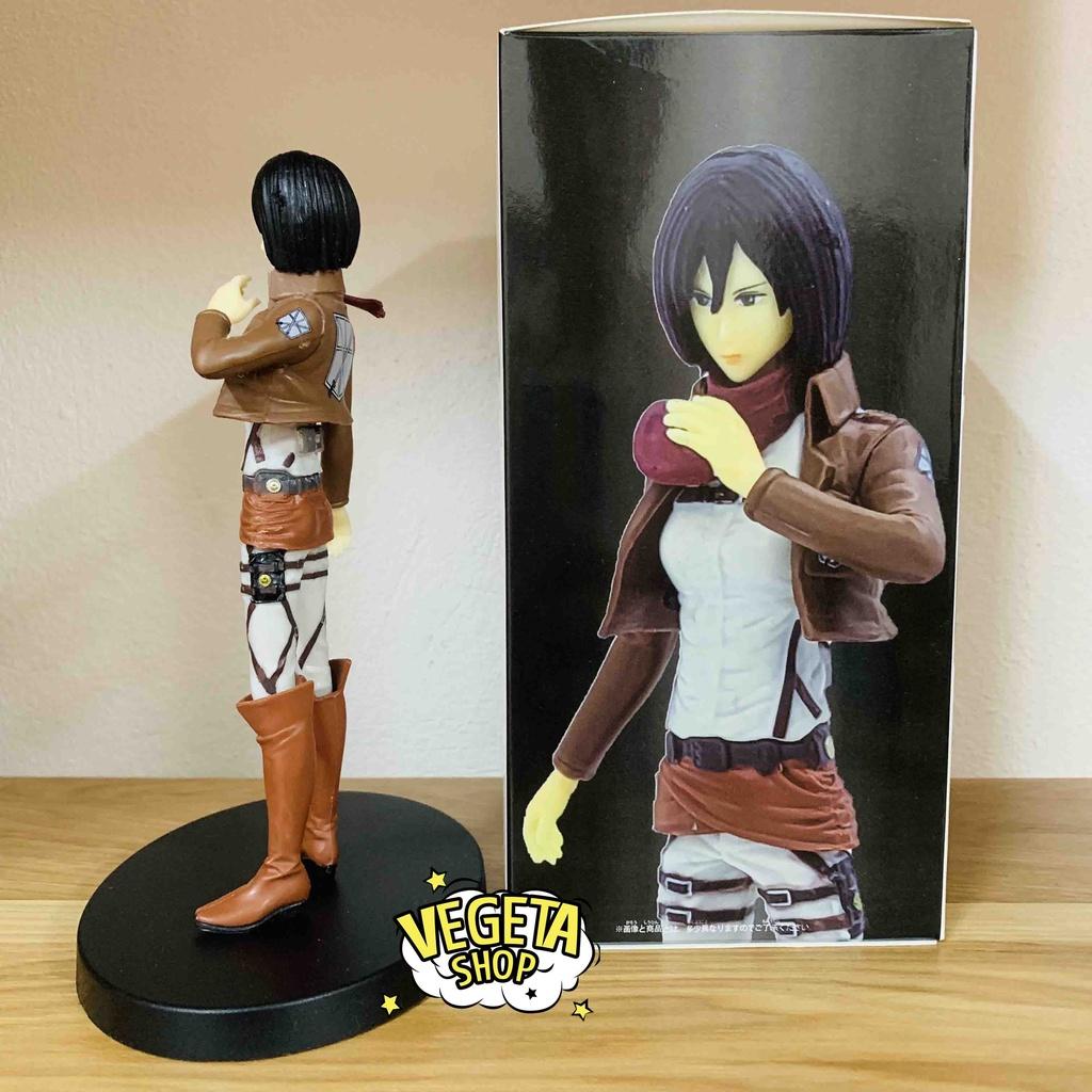 Mô hình Attack On Titan - Mikasa Ackerman - Mikasa trong trang phục Trinh sát binh đoàn - Fullbox 16cm - Đại chiến titan