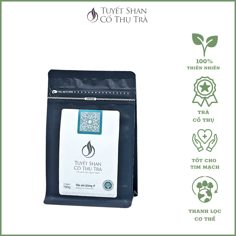 Trà Shan Tuyết Cổ Thụ Hữu Cơ Cao Cấp - Đặc Sản Giàng A 100gr