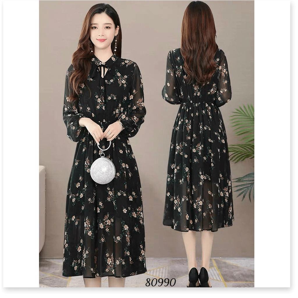 ĐẦM VOAN LỤA HOA DỰ TIỆC