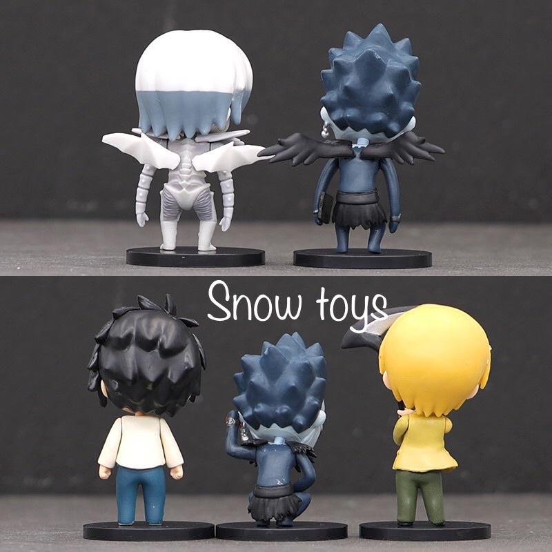 Mô hình Death Note - Yagami Raito Light Kira Tử thần Ryuk Shinigami Rem L Lawliet - Cao khoảng 10cm - Bán lẻ