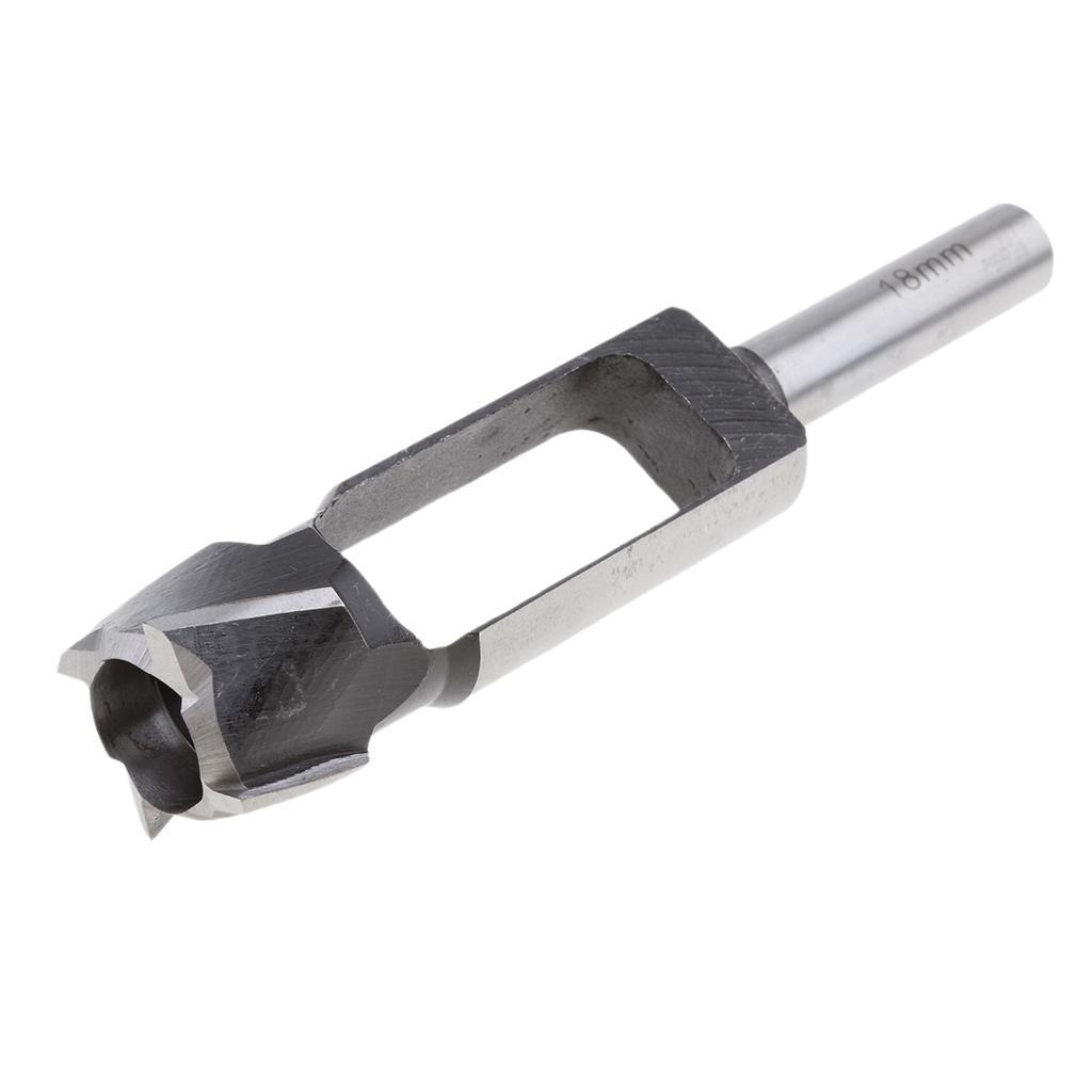 2PCS 18mm+30mm Tenon Plug Cutter Hardened High Carbon Steel Plug Cutting Hardened Carbon Steel for Long-lasting Cutting
