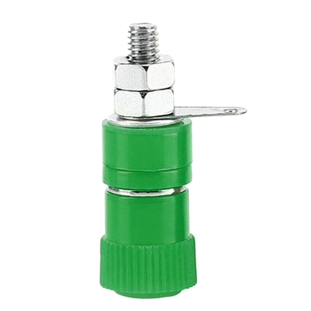 4mm Banana Ổ Cắm Mạ Niken Gắn Kết Nut Nut Jack Kết Nối