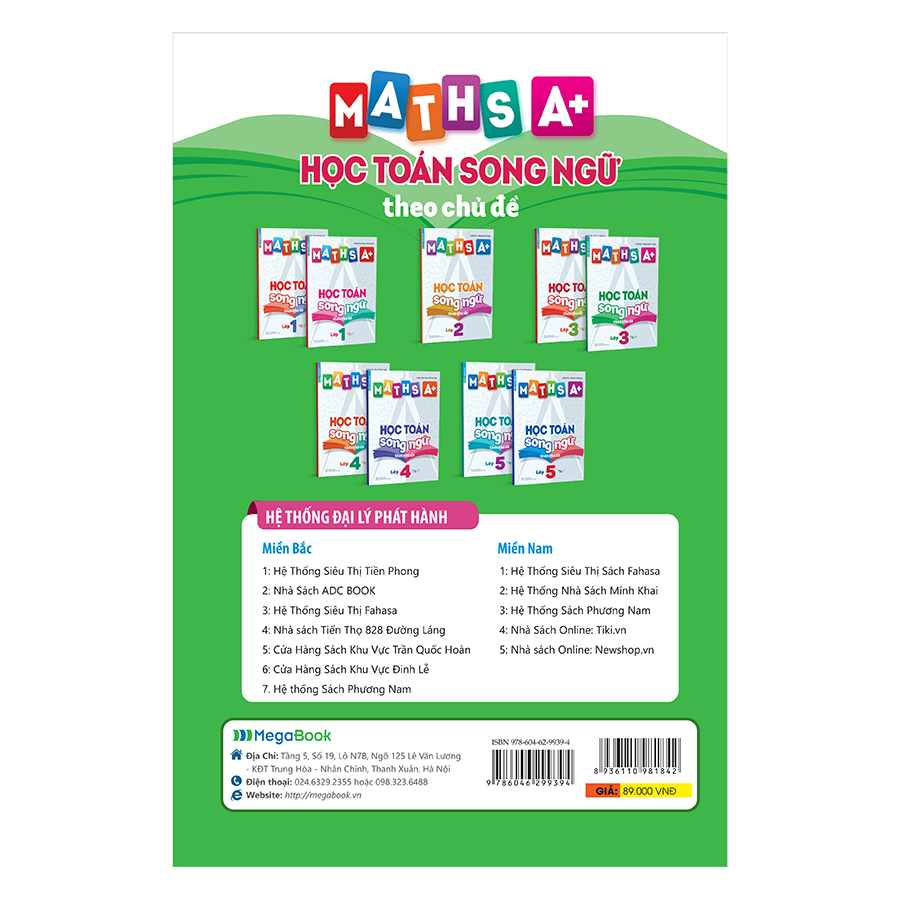 Maths A+ Học Toán Song Ngữ Theo Chủ Đề - Lớp 3 (Tập 1)