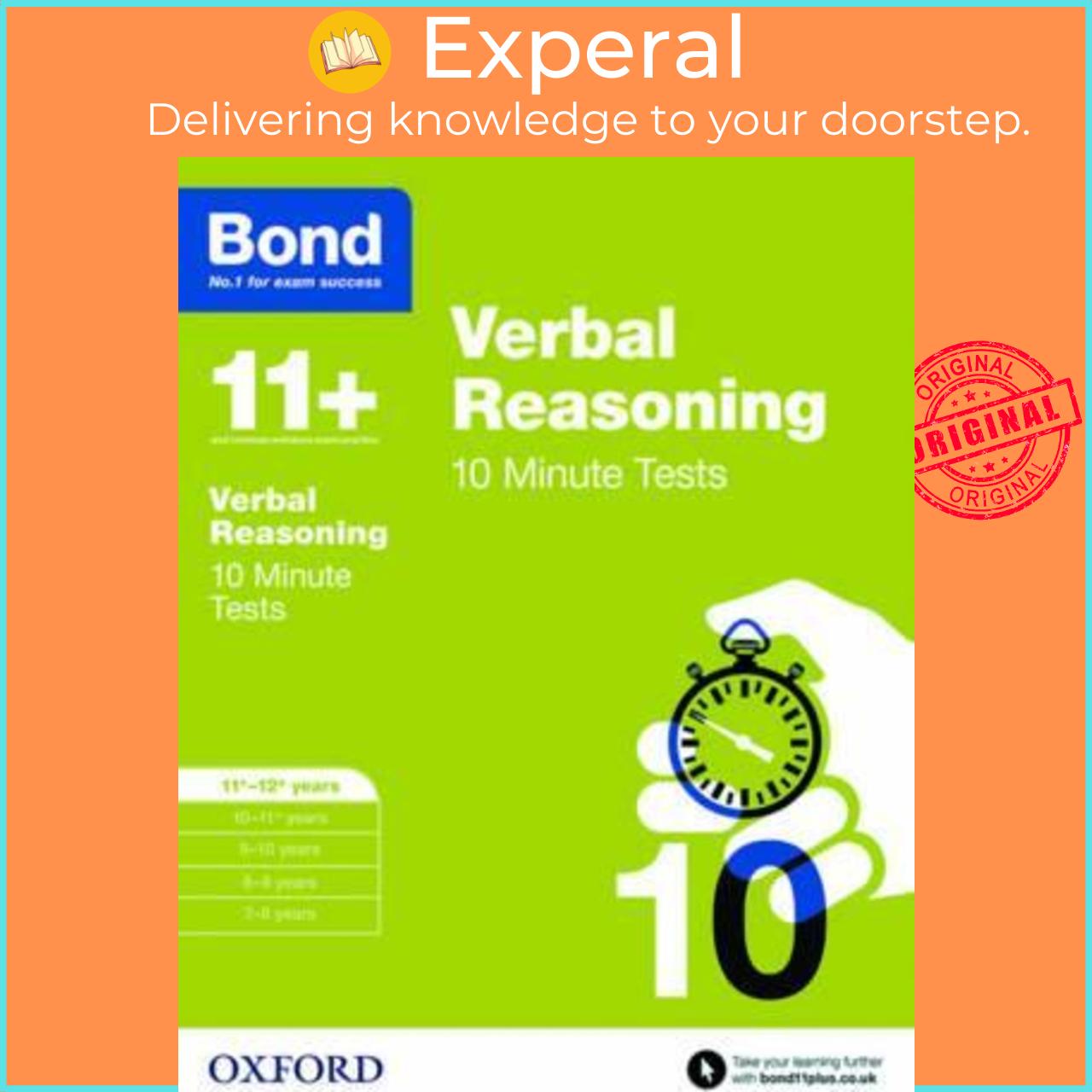 Sách - Bond 11+: Verbal Reasoning: 10 Minute Tests : 11+-12+ years by Frances Down
