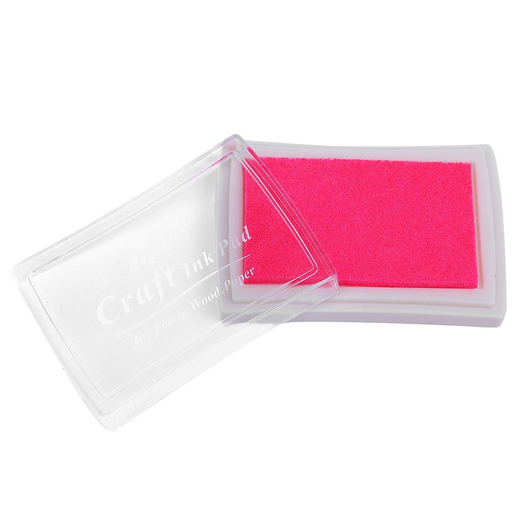 2 Pcs Stamp DIY Craft Ink Pad Print Paper Card Making Scrapbooking Kids Toys