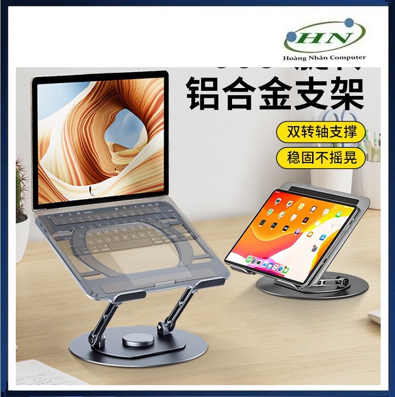 Giá đỡ i..pad, máy tính bảng nhôm hợp kim xoay 360 độ - HN