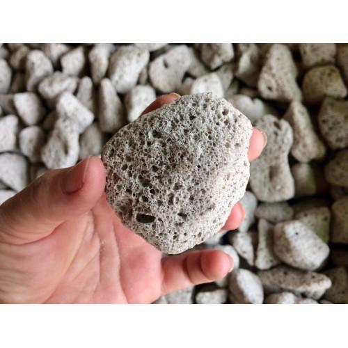 Đá lông vũ - nham thạch trắng -Vật liệu lọc cao cấp dành cho hồ cá Koi 1kg