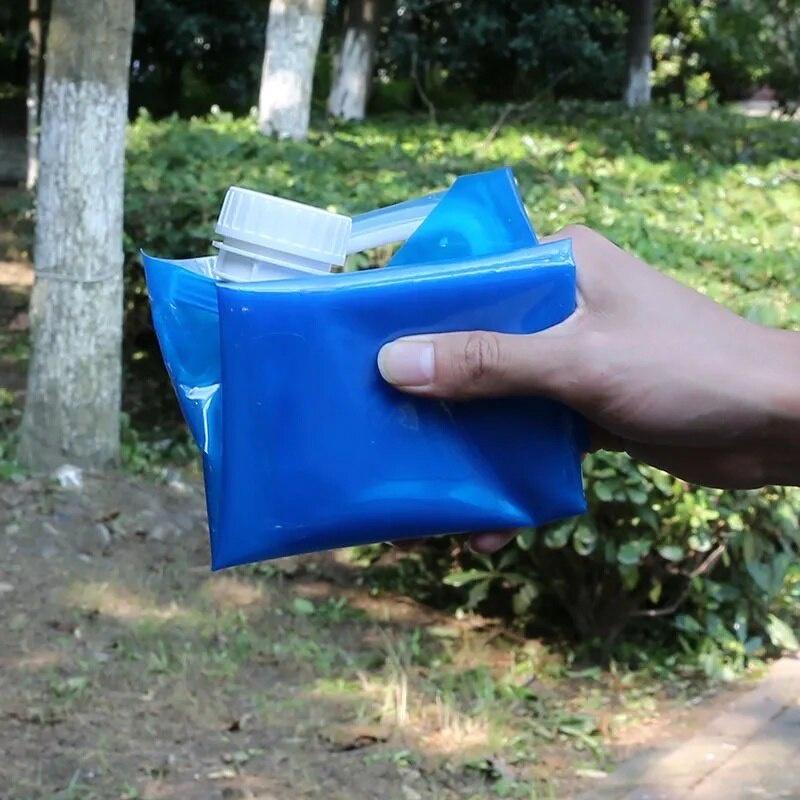5L/10L Outdoor Camping Water Bags Foldable Folding Collapsible Drinking Camp Cooking Water Container Bag Carrier Car Water Tank
