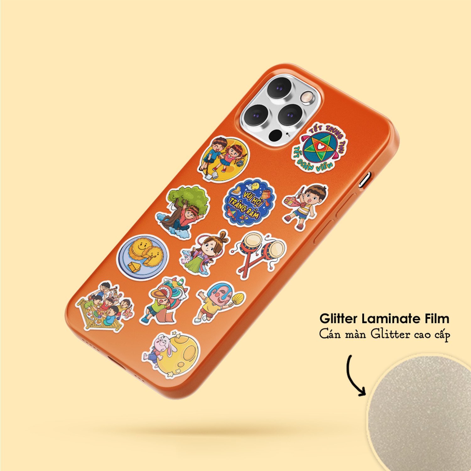Vol.51 Mid-autumn Festival In Vietnam Little sticker sheet A6 Cán màn cao cấp Sticker Factory