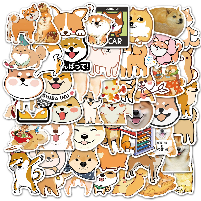 Sticker 50 miếng hình dán Yoshiba SetC