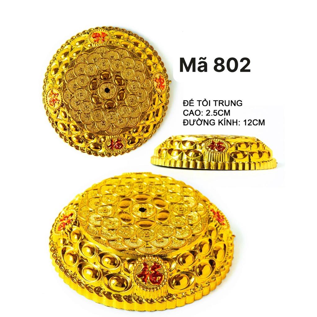 Đế vàng tròn - phụ kiện làm tháp ngọc