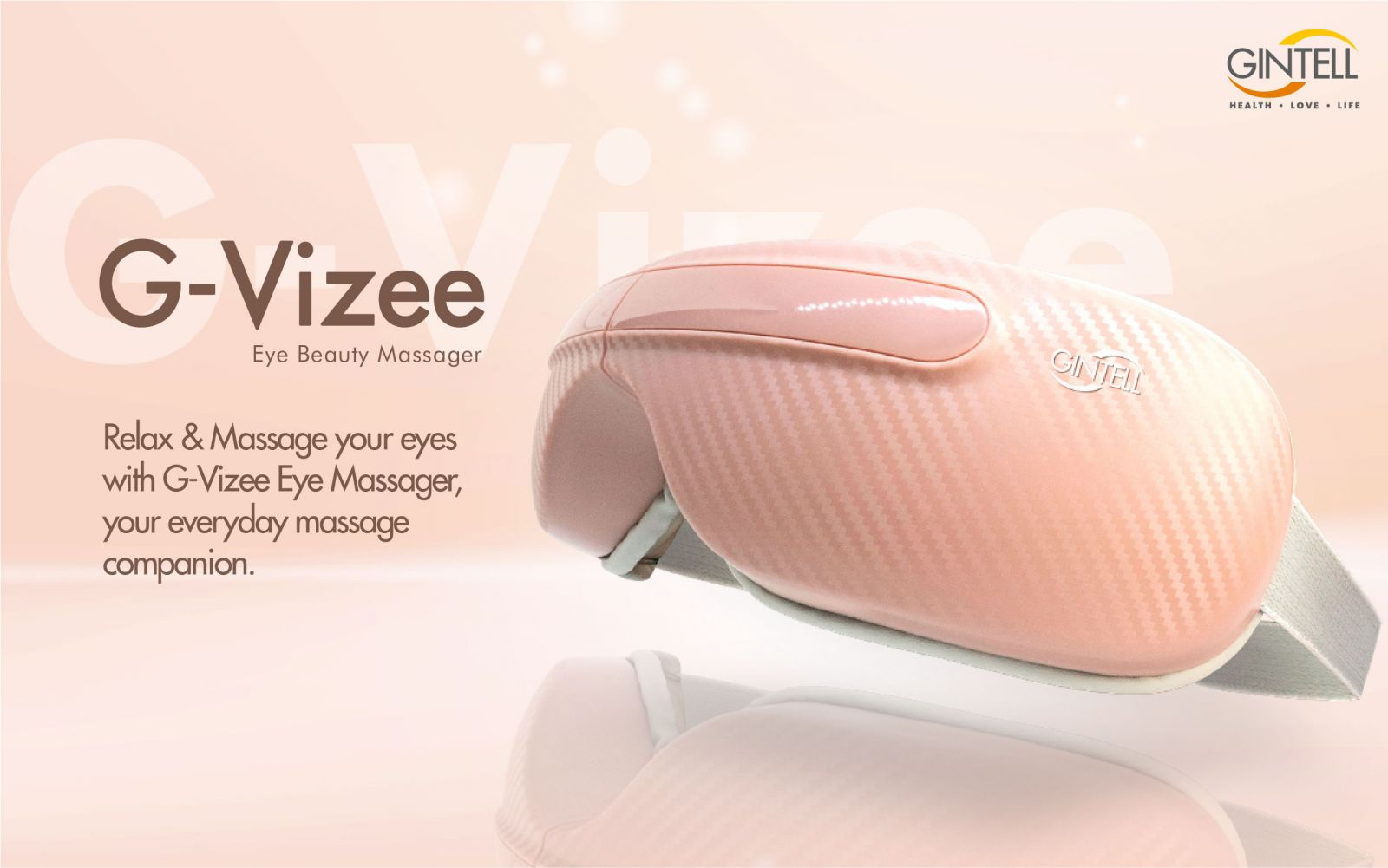 Máy Massage Mắt Nhiệt Hồng Ngoại G-Vizee | 1 Năm Bảo Hành