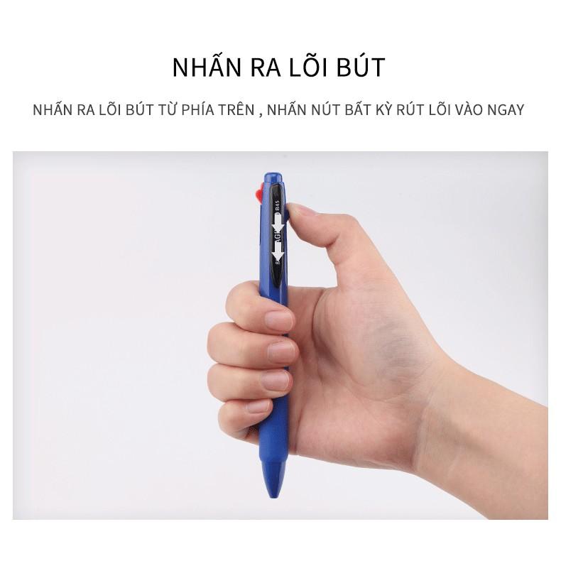 Hộp 12 Cây-Bút Bi Nhấn Thời Thượng ,0.55mm B45