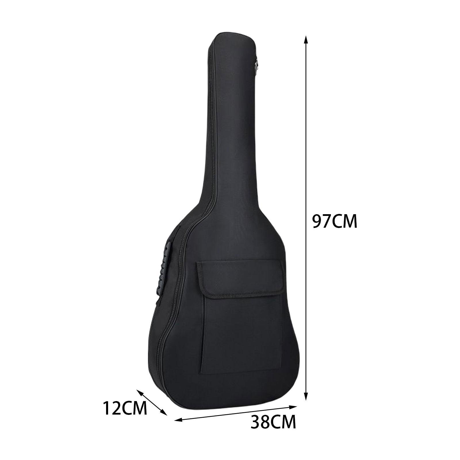 Portable Guitar Gig Guitar Case with Pockets, Carry Case Guitar Backpack for Acoustic Gifts