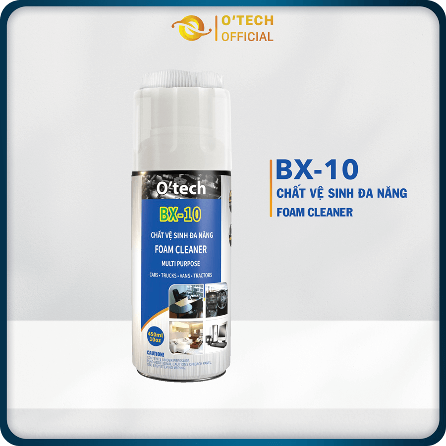 Bình xịt BX-10 Chất Vệ Sinh Đa Năng O’tech Multi-Purpose Foam Cleaner