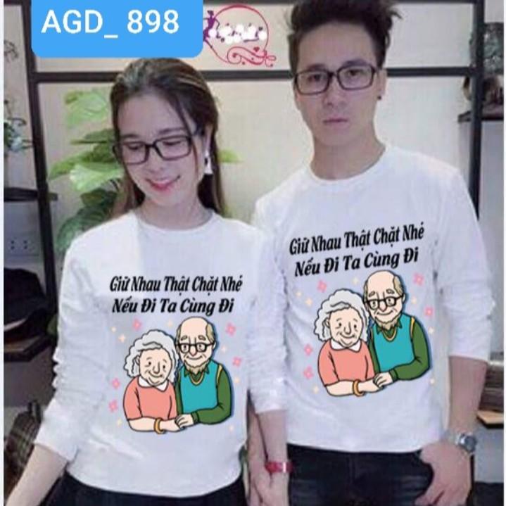 Áo đôi dài tay thể hiện tình cảm - MÃ AGD898