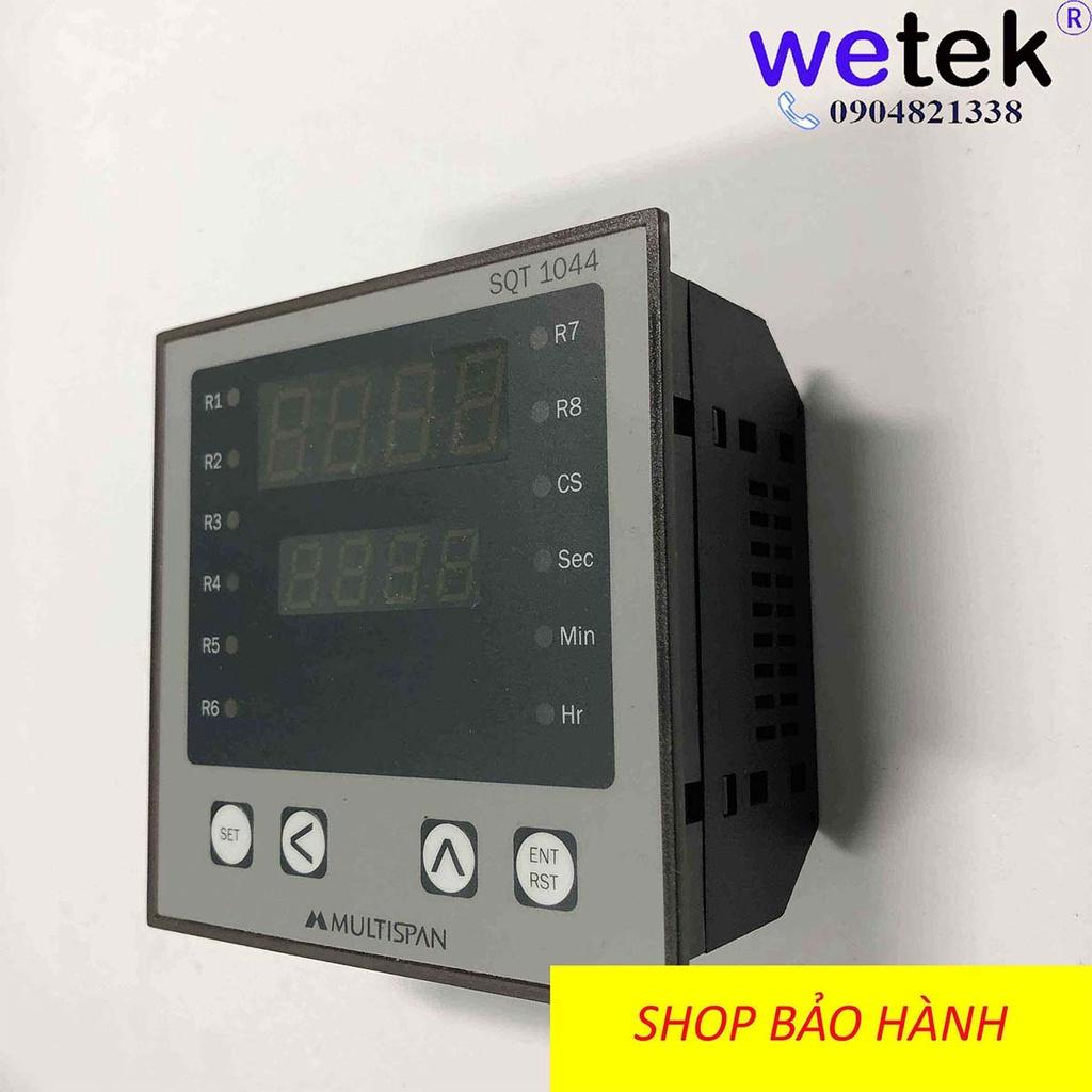 Mutispan SQT-1044 timer đa kênh lập trình tuần tự, kiểu số, dải siêu rộng, lắp mặt tủ