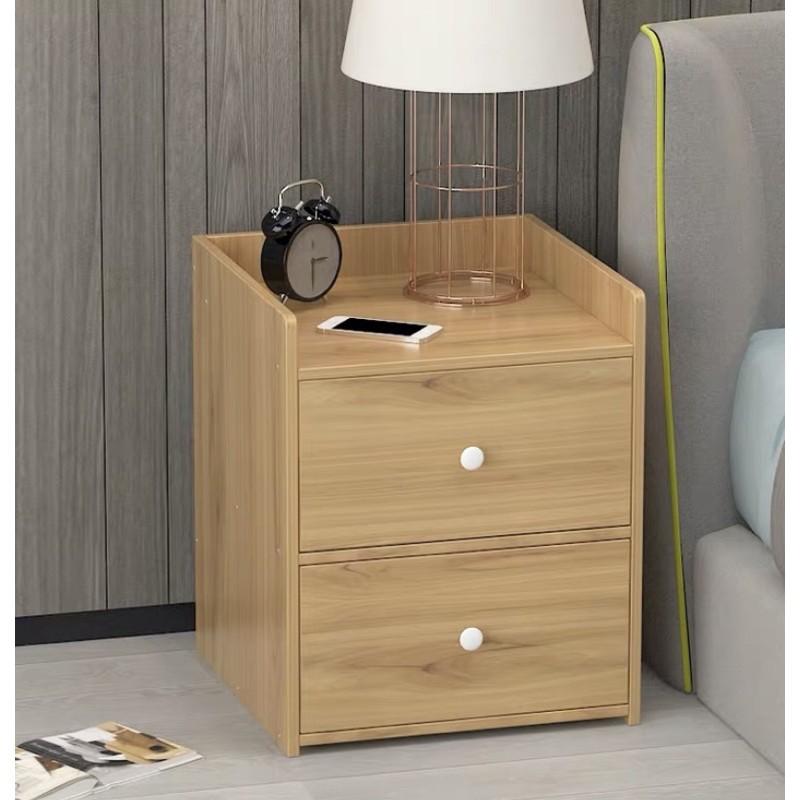 KỆ GỖ ĐẦU GIƯỜNG ĐỂ ĐỒ TIỆN ÍCH 2 NGĂN GỖ MDF SIÊU BỀN - Tủ Kệ Đầu Giường, Tab Để Đầu Giường Cao Cấp