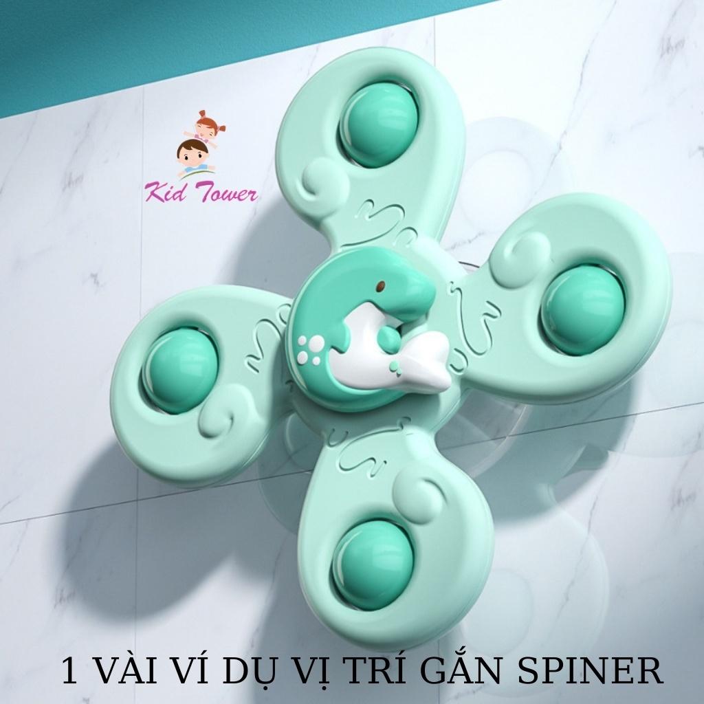 Con quay spinner cho bé 3 cánh 2 cánh 4 cánh cao cấp dán tường chống nước