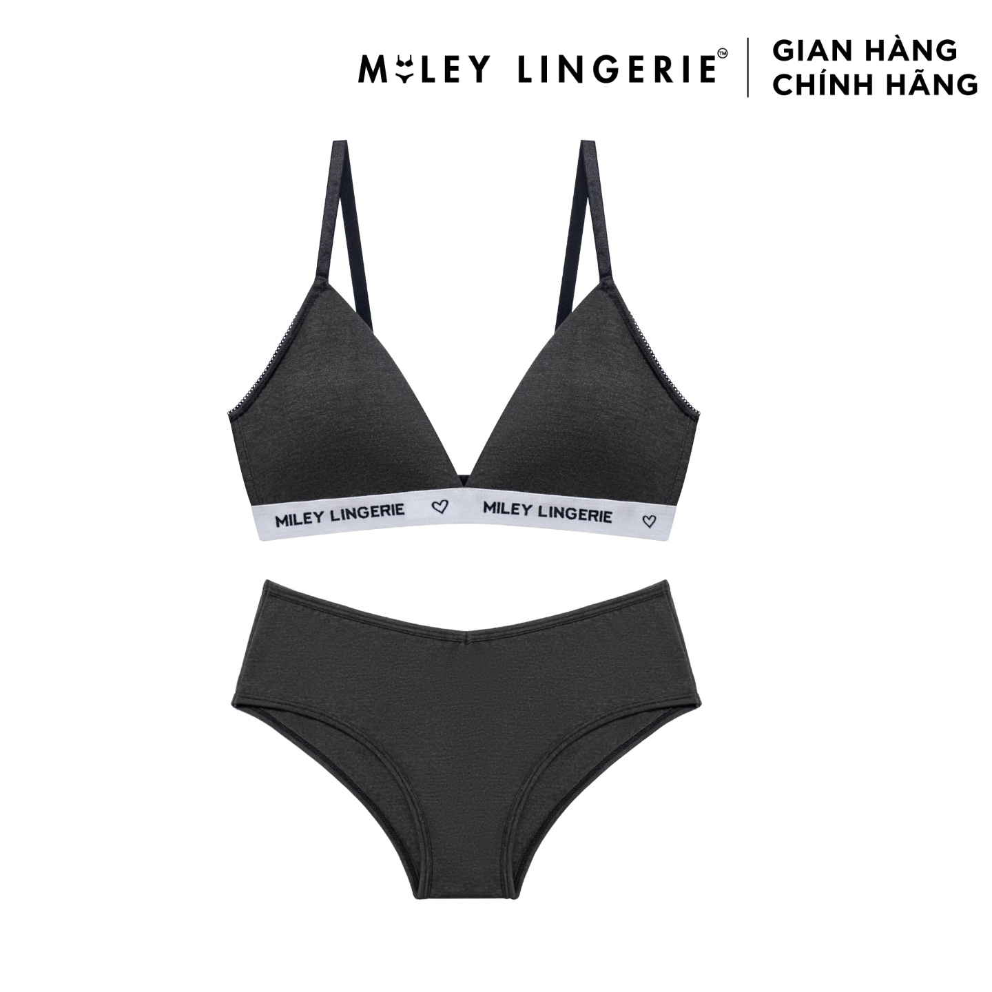 Bộ Đồ Lót Mút Mỏng Không Gọng thời Trang Và Quần Lưng Chéo Cotton Tự Nhiên BeingMe Miley Lingerie