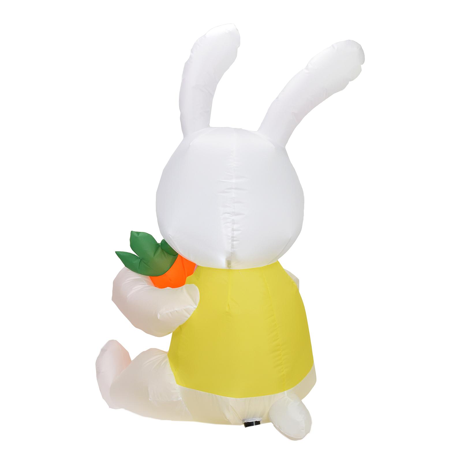 Đèn LED vẫy thỏ thổi phồng bằng hơi 5.24FT trang trí Nhà mùa đông