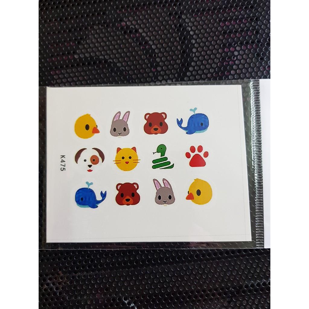 Hình xăm dán mèo cute lưu da 2-4 ngày