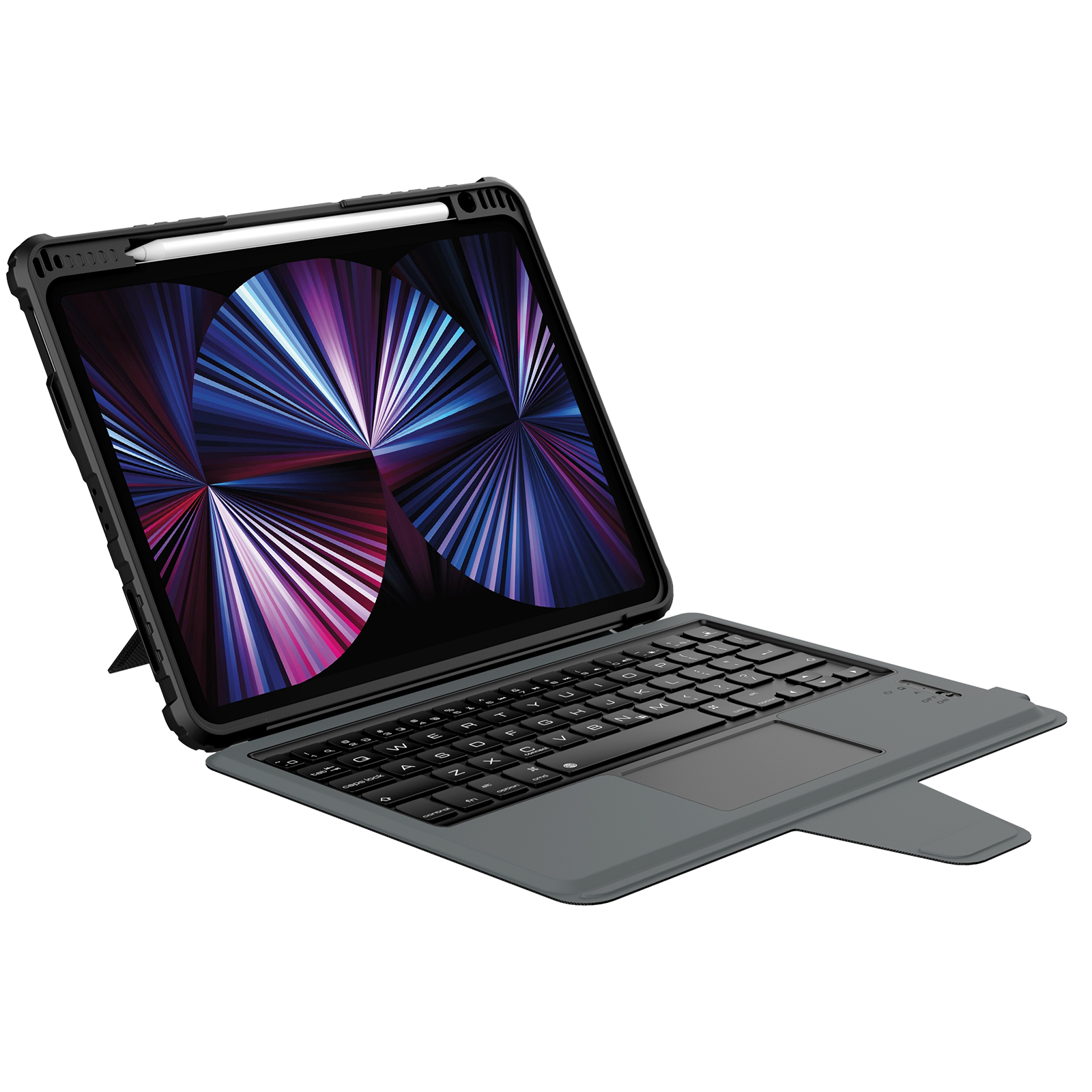 Bao Da Kèm Bàn Phím Cho Ipad Air 10.9 2020 Air 4 Air 5 Ipad Pro11 20202021 Nillkin Bumper Combo Case Keyboard Có Khe Cắm Bút Apple Pencil - Hàng Chính Hãng - Ipad Air 10.9 20202022Air 4Air 5