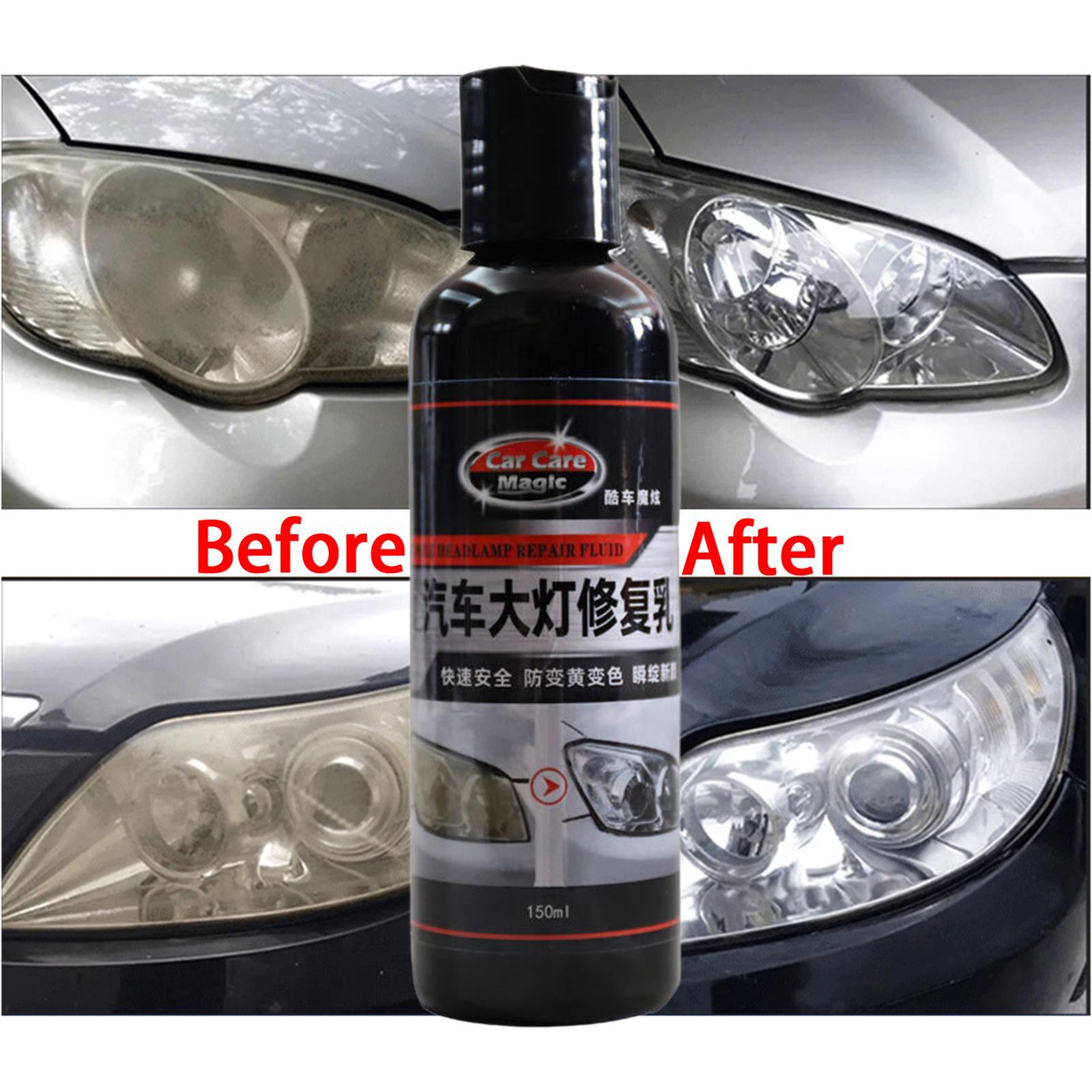 Headlight Polisher Liquid Headlight Restoration Headlight Restorer 150ml