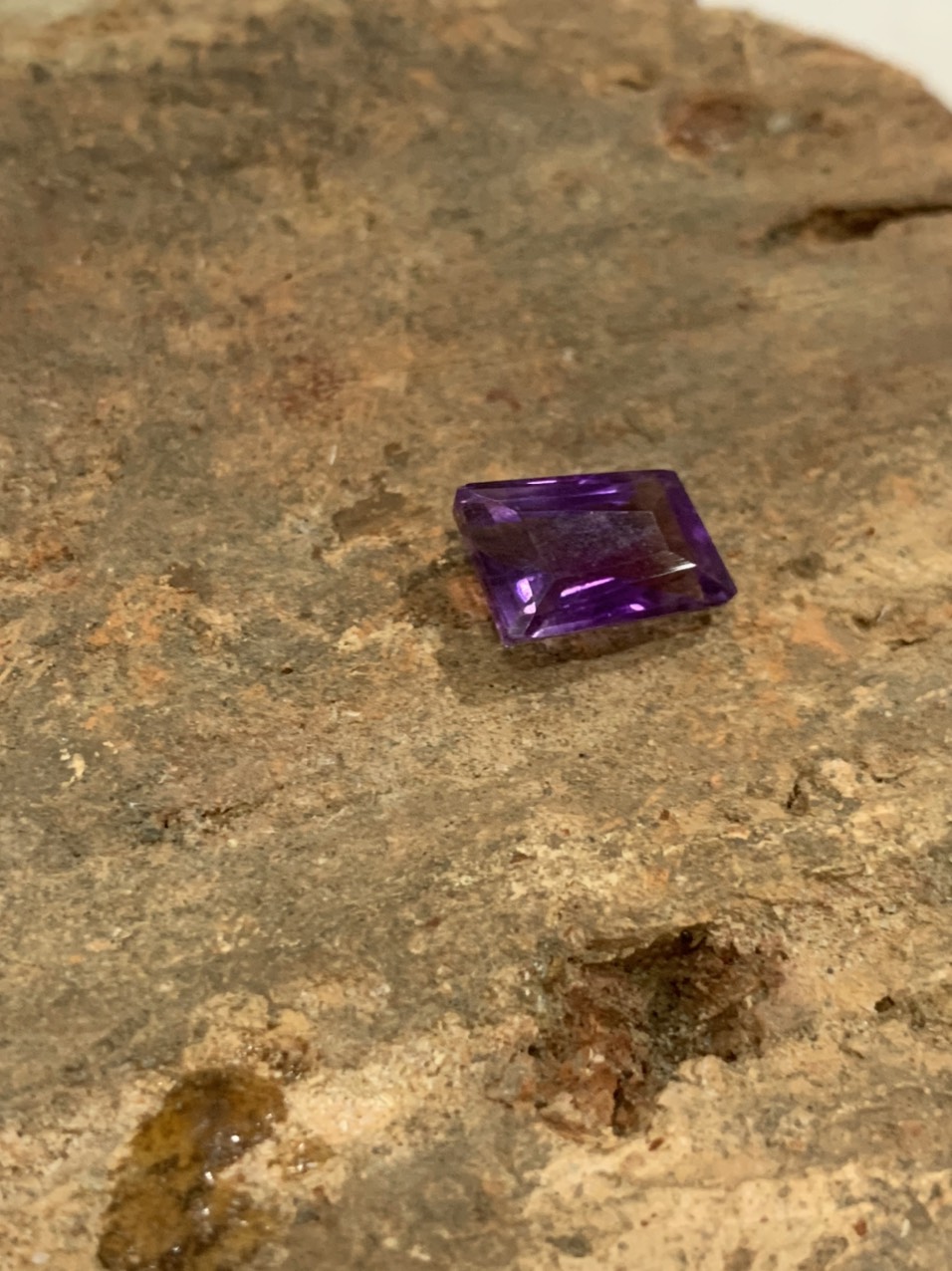 Viên đá thạch anh tím (Amethyst) thiên nhiên_HA-G000488