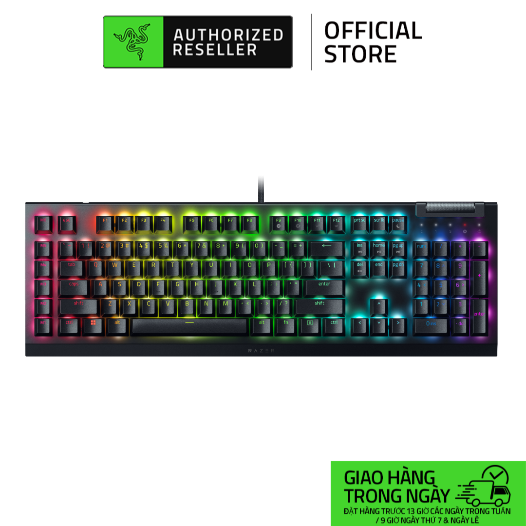 Bàn phím vi tính Razer BlackWidow V4 X (Hàng chính hãng)