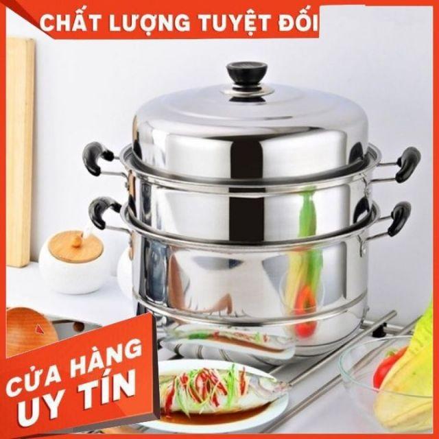 Nồi Hấp 3 Tầng Inox hàng đẹp