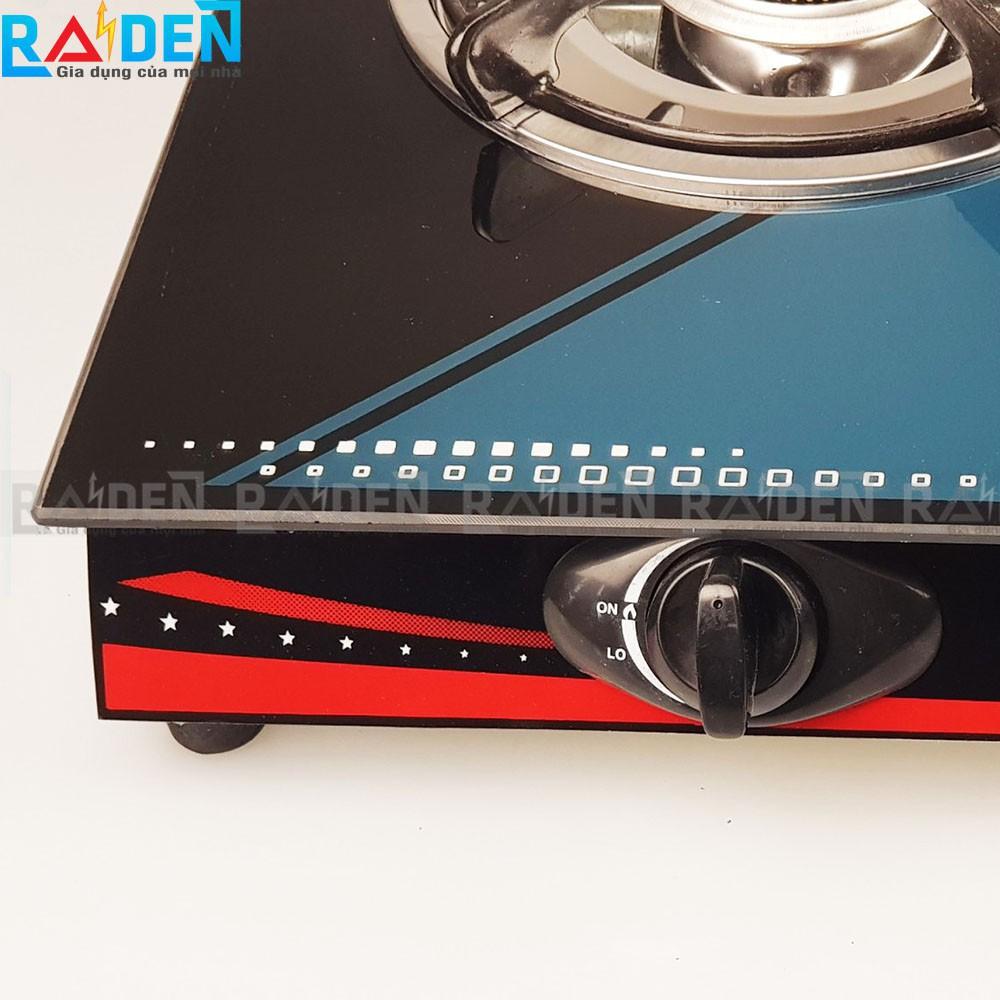 Bếp ga đôi kính cường lực Kamachi sử dụng đầu đốt đồng-Hàng chính hãng