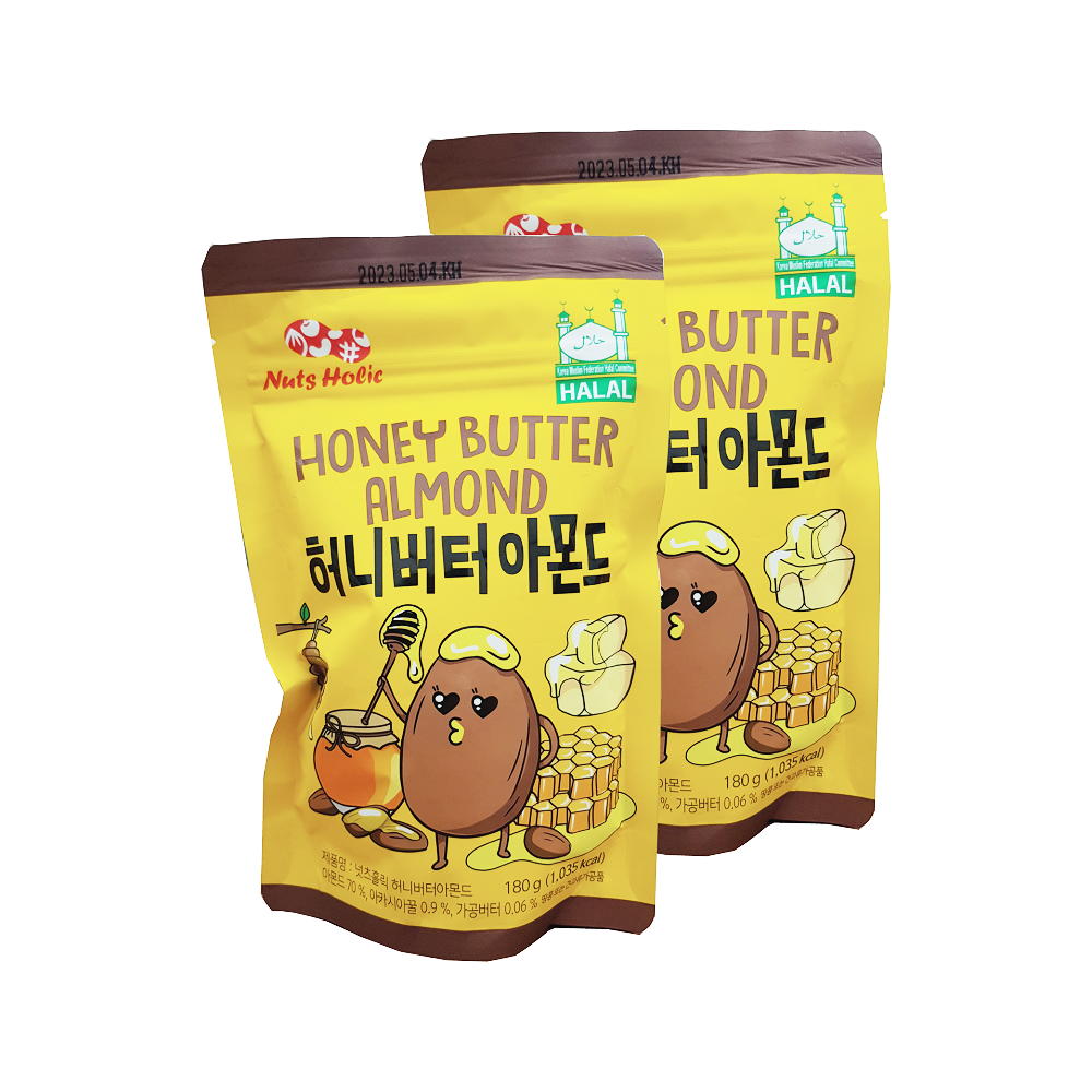 Hạnh Nhân Tẩm Bơ Mật Ong Sunnuts  (180g)