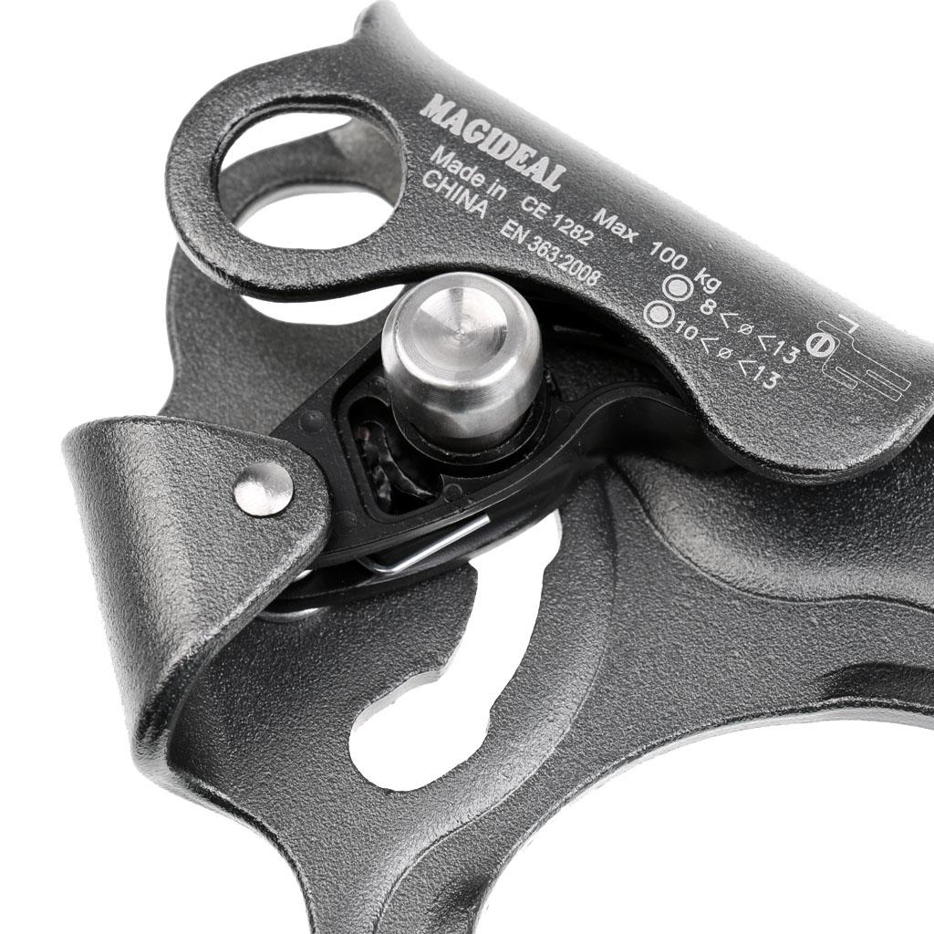 Left Hand Ascender Rock Climbing Tree Arborist Rappelling Gear 8-13mm Rope