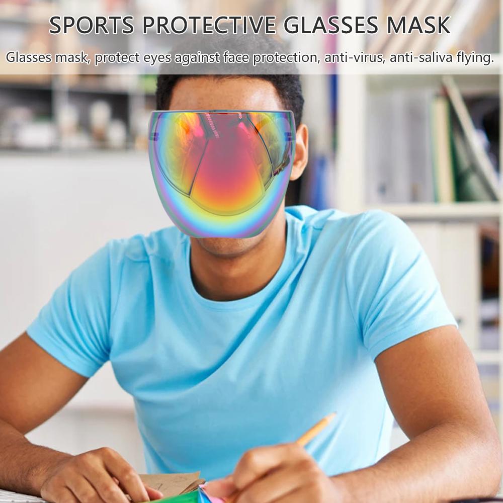 Kính râm nữ đàn ông bảo vệ kính bảo vệ kính bảo hộ toàn diện Color: Transparent